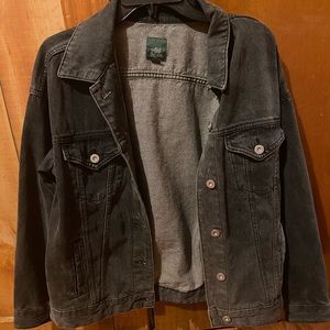Black blue Jean jacket